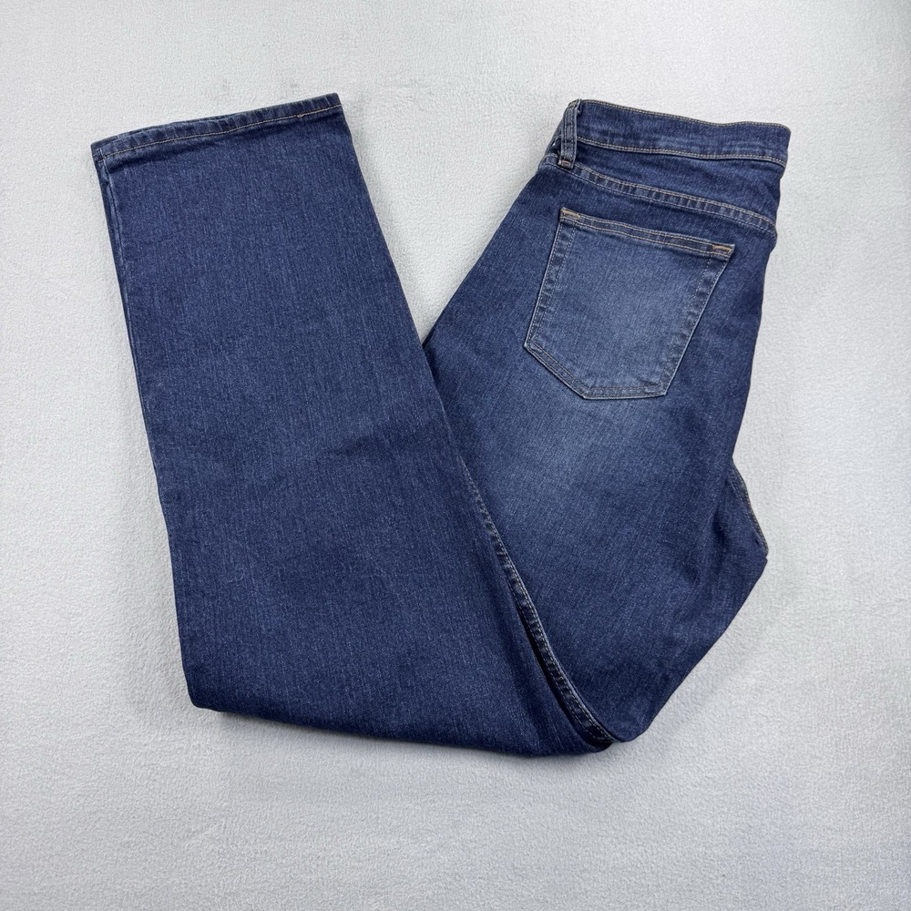 NWT Wrangler Jeans 32x32 Denim Relaxed Fit Seat Thigh Blue Five Star - Picture 9 of 11